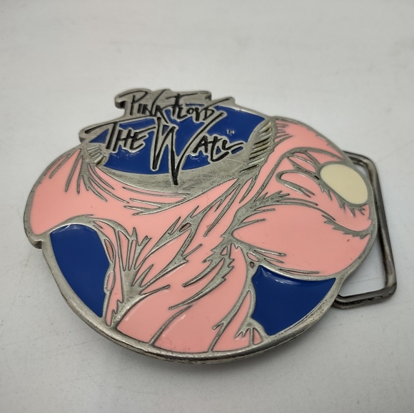 Pink Floyd Accessories Pink Floyd Belt Buckle Pinkblue Enameling